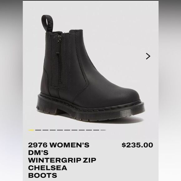 Dr Martens Slip 2976 Alyson Black Snowplow Classic Doc Leather - Picture 16 of 16